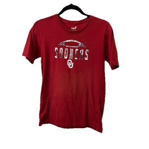 Gen2 Oklahoma Sooners Youth L 14/16 Short Sleeve T-Shirt OU Red Football Kids